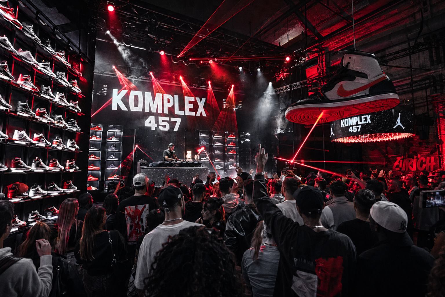 Sneaker Event im Komplex 457 Zürich